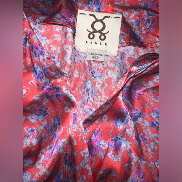 Sz XS/S Figue ‘Frederica’ 100% Silk Dress ASO Meghan Markle - Picture 2 of 8